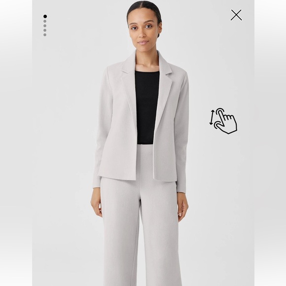 Eileen Fisher Jackets & Blazers - Eileen Fisher Boiled Wool Jersey Blazer, new without tags